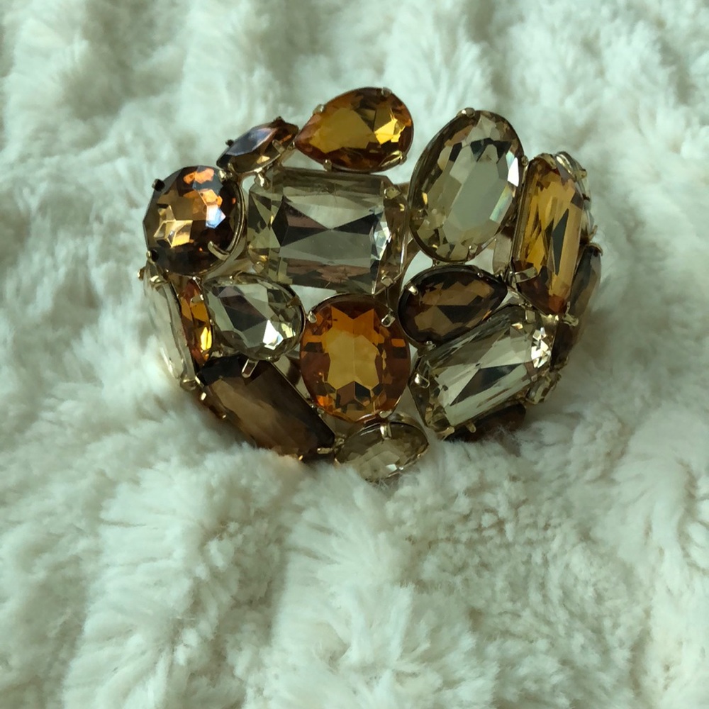 Neiman Marcus Gold Stone Bracelet